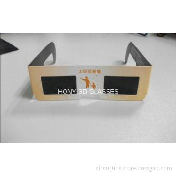 Eco-Friendly Solar Eclipse Glasses Eyewear High Efficiency